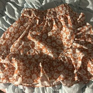 Shein Brown kids skirt